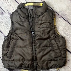 18M Plaid lined Calvin Klein puffer vest